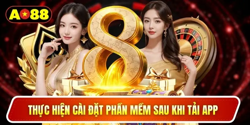 Thực hiện cài đặt phần mềm sau khi tải app